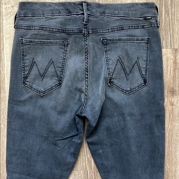 MOTHER Denim - MOTHER Women's Black Distressed Jeans